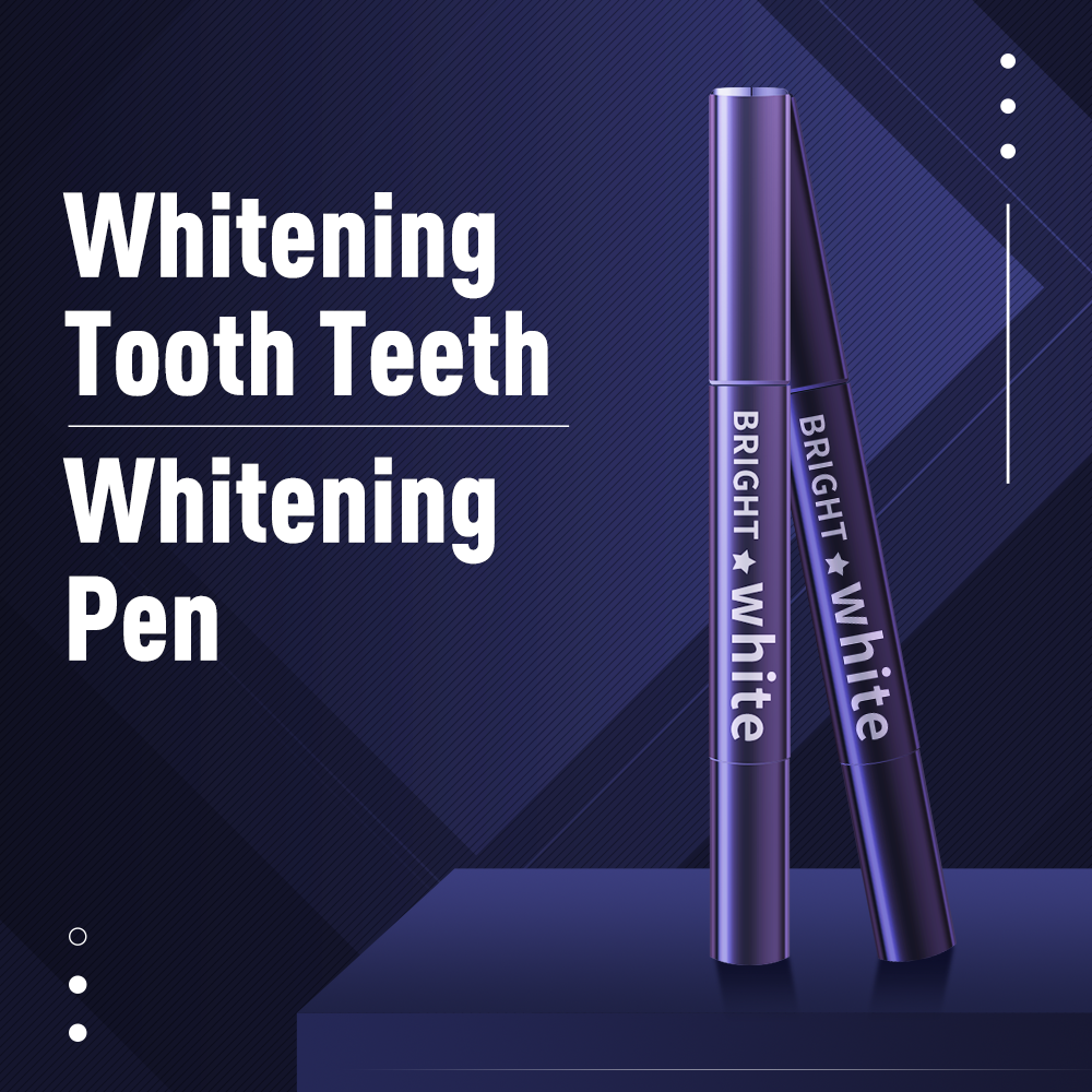 Whitening Pen Bleach - ชุดปากกาเจลสีขาวทำความสะอาดฟันขจัดคราบสกปรกในช่องปากเพื่อสุขอนามัยในช่องปาก TSLM2