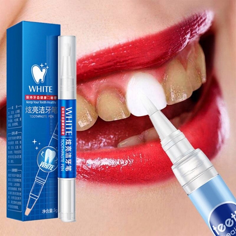 Whitening Pen Bleach - ฟอกสีฟันปากกาหมึกเจล Bleach ทันตกรรมฟัน Oral Hygiene Care