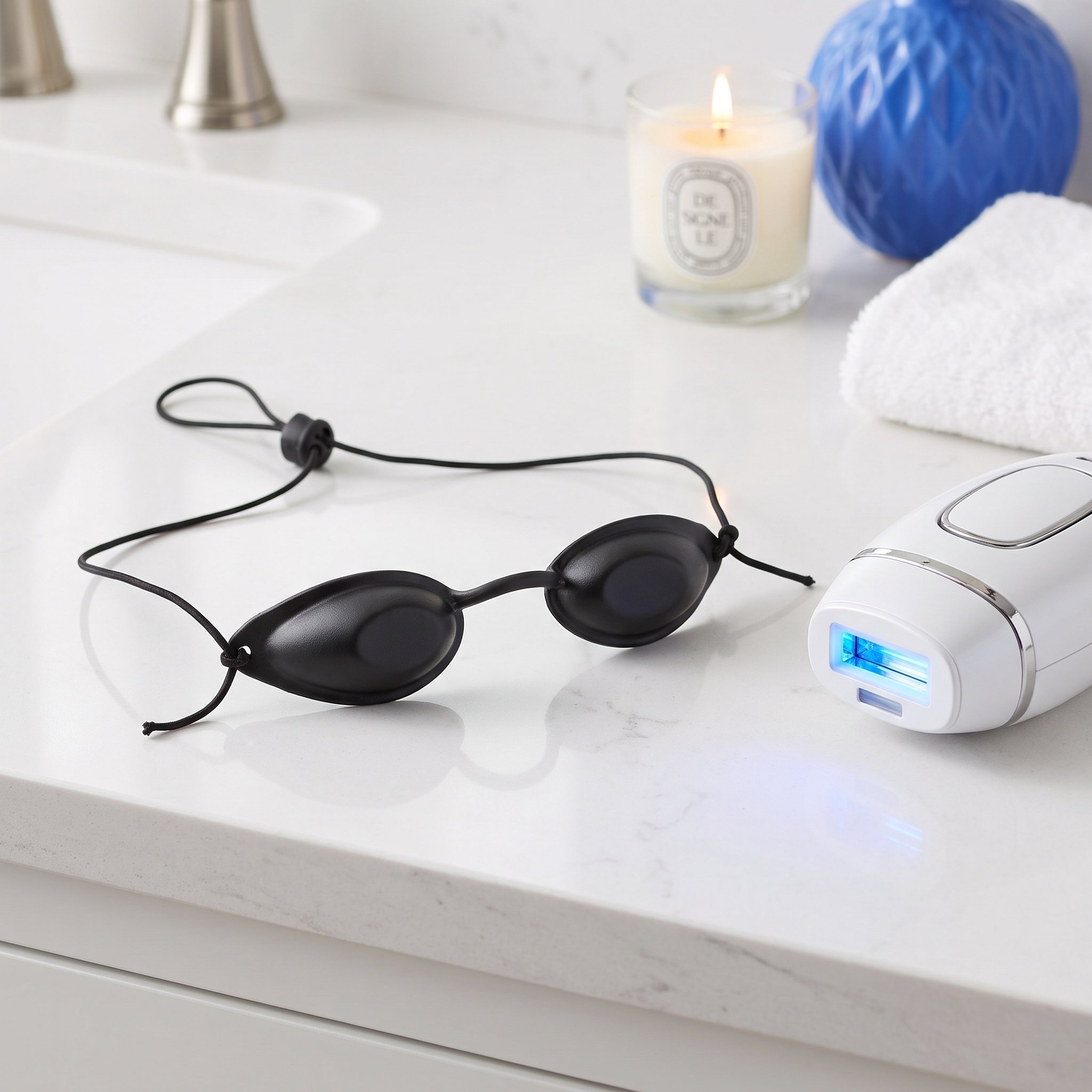 Teeth Whitening Uv Light - แว่นตานิรภัยป้องกันแสงสีแดงและสีน้ำเงิน สำหรับการรักษาด้วย IPL ลบรอยสัก ฟอกสีฟัน และป้องกันรังสียูวี