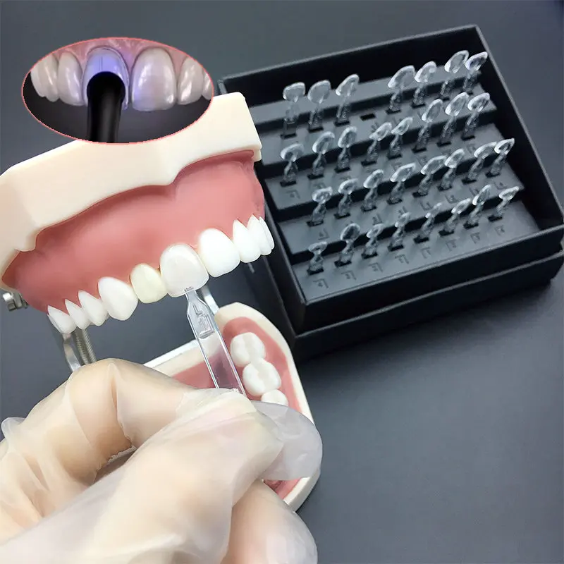 Teeth Whitening Quick - แม่พิมพ์วีเนียร์ฟัน ออโต้เคลฟ สำหรับเรซินคอมโพสิต แบบฉายแสง แห้งเร็ว สำหรับฟันหน้า