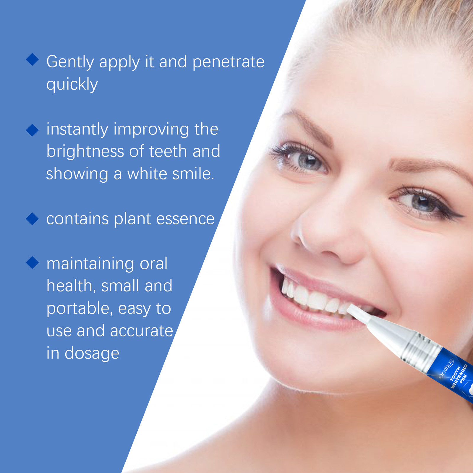 ปากกาทำความสะอาดฟัน เจลทำความส - Whitening Pen Bleach บทวิจารณ์และราคา