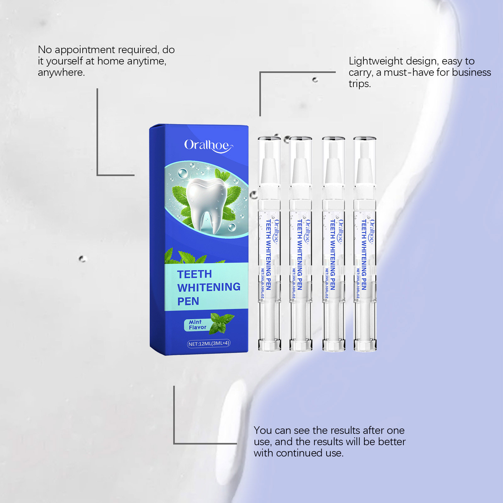 ปากกาฟอกสีฟันพกพา ORALHOE ขนาด - Whitening Pen Bleach บทวิจารณ์และราคา