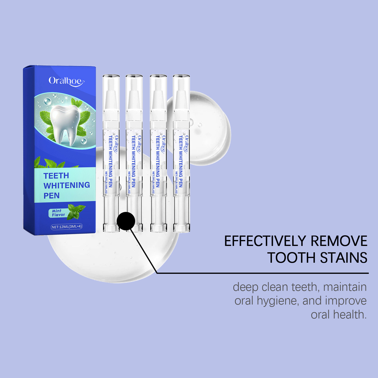 ปากกาฟอกสีฟันพกพา ORALHOE ขนาด - Whitening Pen Bleach บทวิจารณ์และราคา