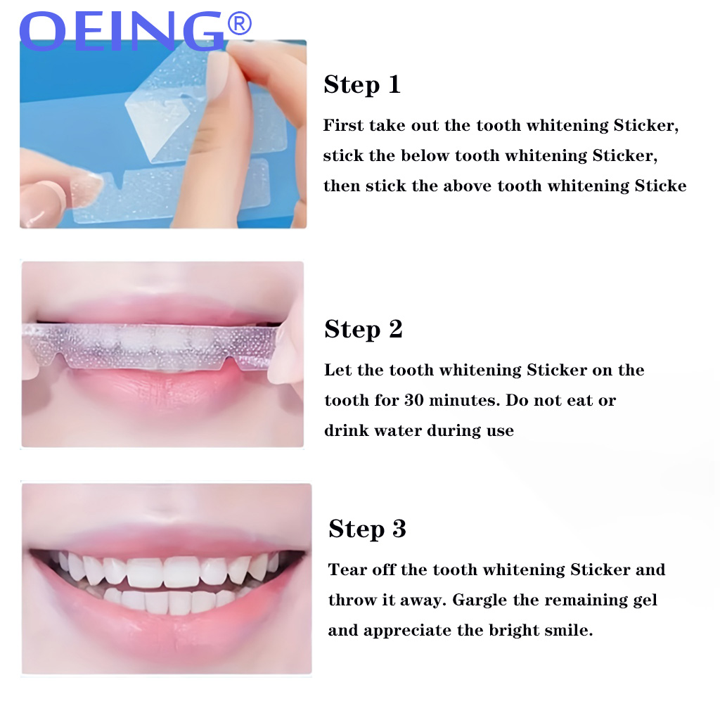 แผ่นฟอกสีฟัน 9D 5D 14/28 คู่ ช - Teeth Whitening Home Kit บทวิจารณ์และราคา