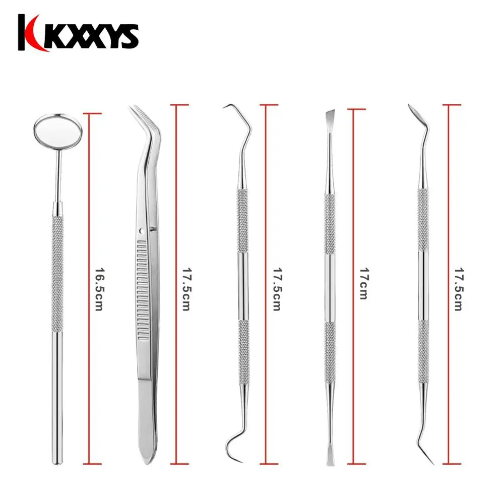 ชุดดูแลช่องปากสแตนเลส 5-in-1 - - Teeth Whitening Home Kit บทวิจารณ์และราคา