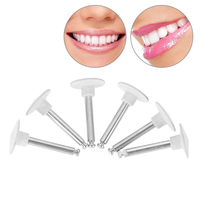 6 ชิ้นหัวขัดฟันชุดฟันปลอมฟันปล - Teeth Whitening Lab บทวิจารณ์และราคา