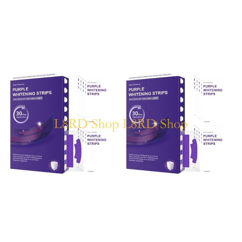 L8RD 7/14 คู่พรีเมี่ยมสีม่วงฟั - Teeth Whitening Quick บทวิจารณ์และราคา