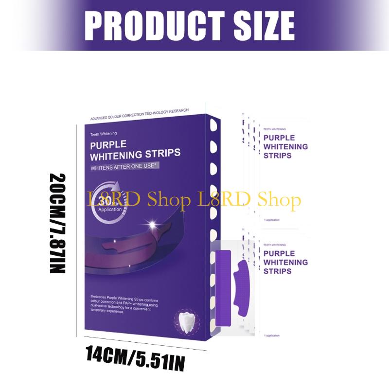 L8RD 7/14 คู่พรีเมี่ยมสีม่วงฟั - Teeth Whitening Quick บทวิจารณ์และราคา