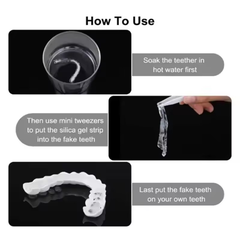 วีเนียร์ฟันแบบพิเศษสำหรับปิกนิ - Teeth Whitening For Photos บทวิจารณ์และราคา