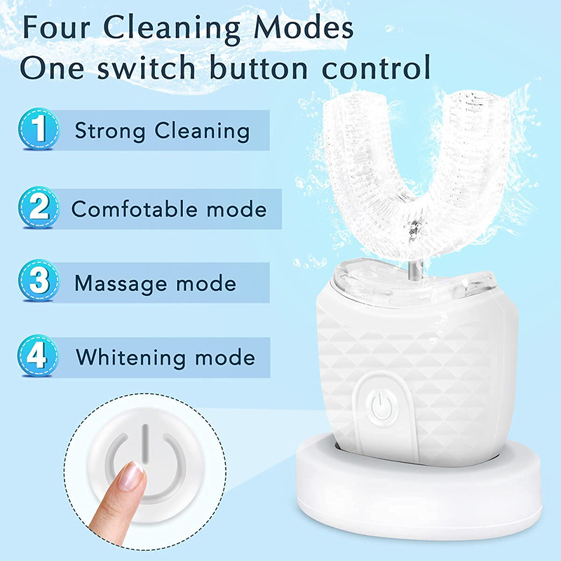 ไฟฟอกสีฟันรูปตัวยูแบบชาร์จได้  - Teeth Whitening Quick บทวิจารณ์และราคา