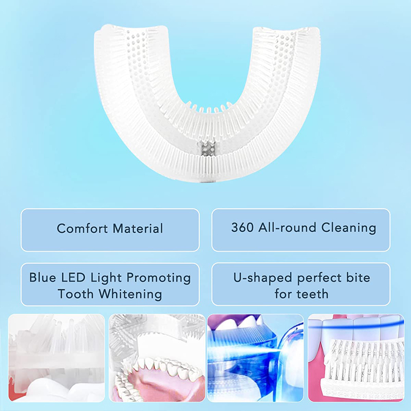 ไฟฟอกสีฟันรูปตัวยูแบบชาร์จได้  - Teeth Whitening Quick บทวิจารณ์และราคา