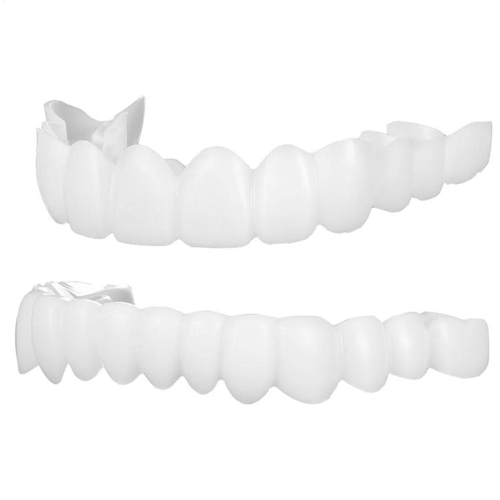 ฟันปลอมแบบใหม่ ใช้ซ้ำได้ ฟอกสี - Teeth Whitening For Photos บทวิจารณ์และราคา