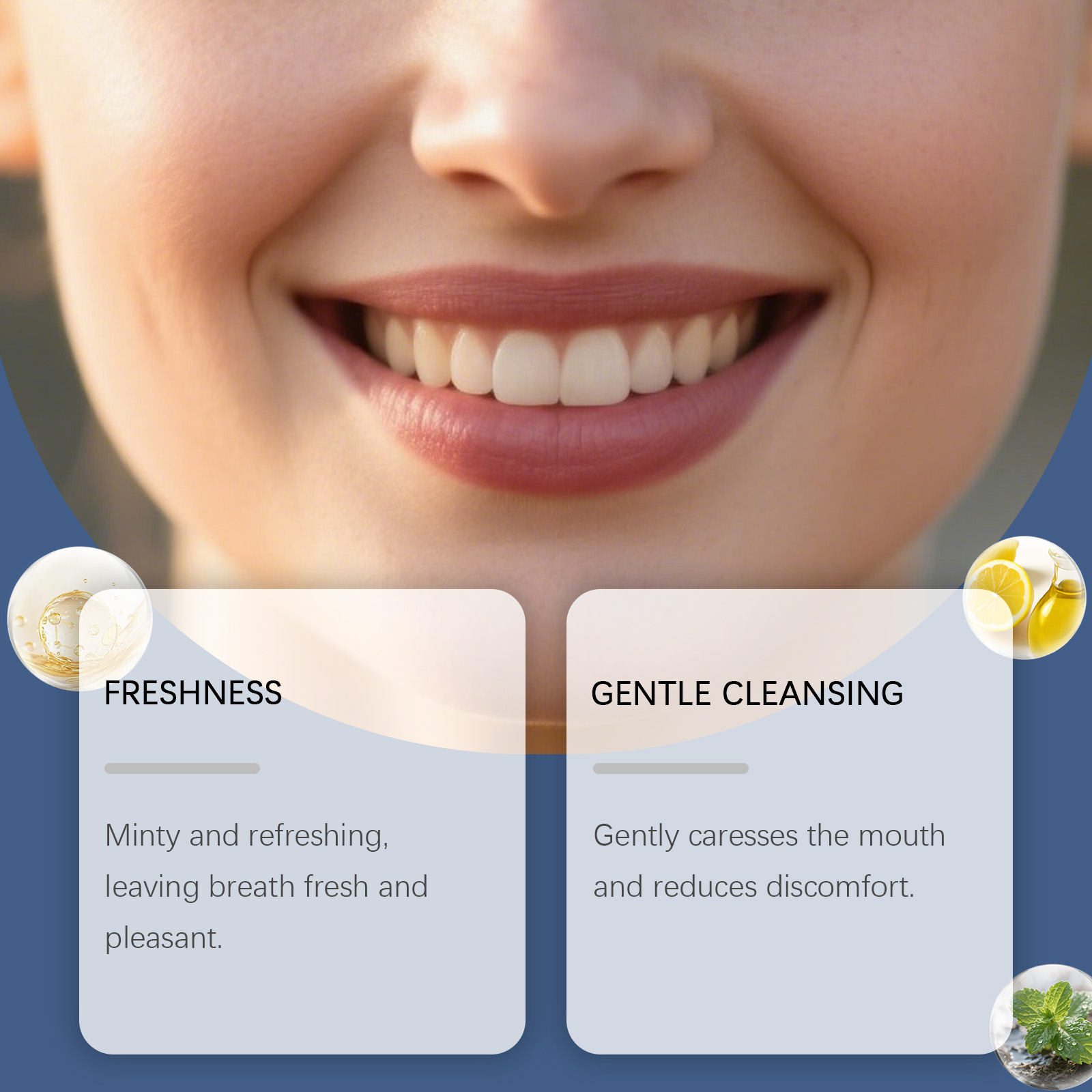 น้ำยาบ้วนปากมะพร้าวผสมที่ขูดลิ - Teeth Whitening Oil Pulling บทวิจารณ์และราคา