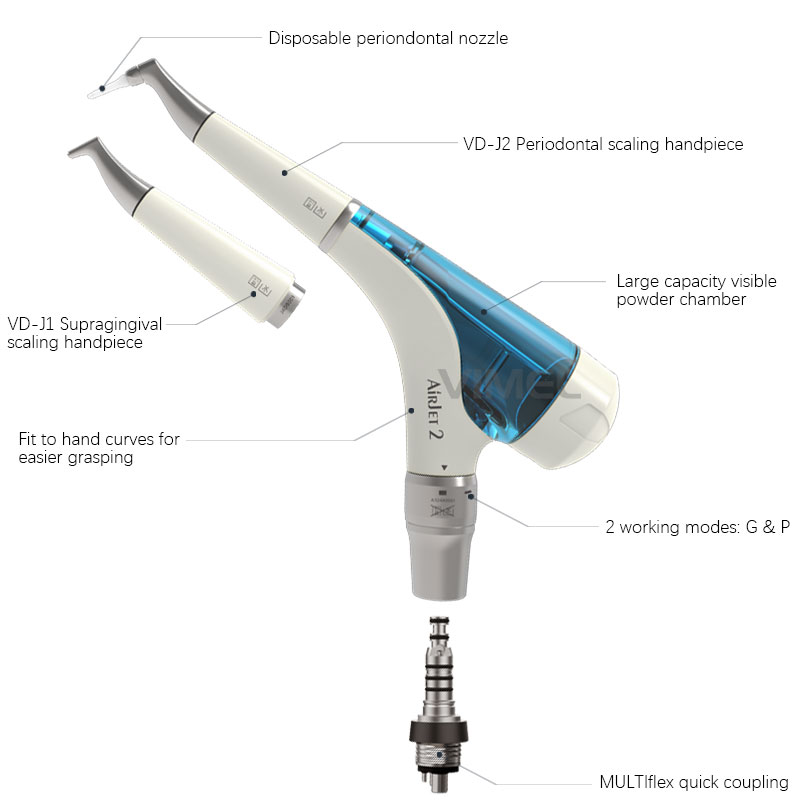 เครื่องขัดฟันด้วยลมแบบใหม่ สำห - Teeth Whitening Quick บทวิจารณ์และราคา