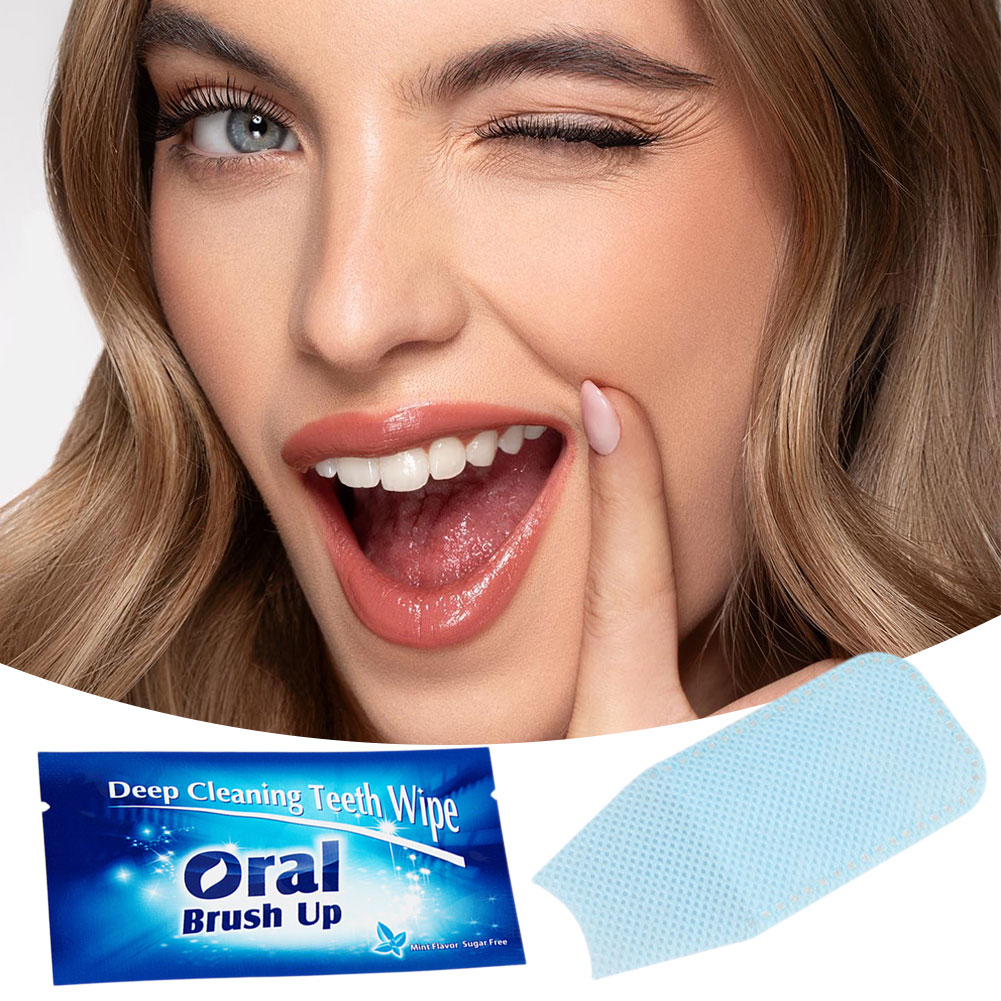 แผ่นเช็ดฟันแบบใช้แล้วทิ้ง สำหร - Teeth Whitening Quick บทวิจารณ์และราคา