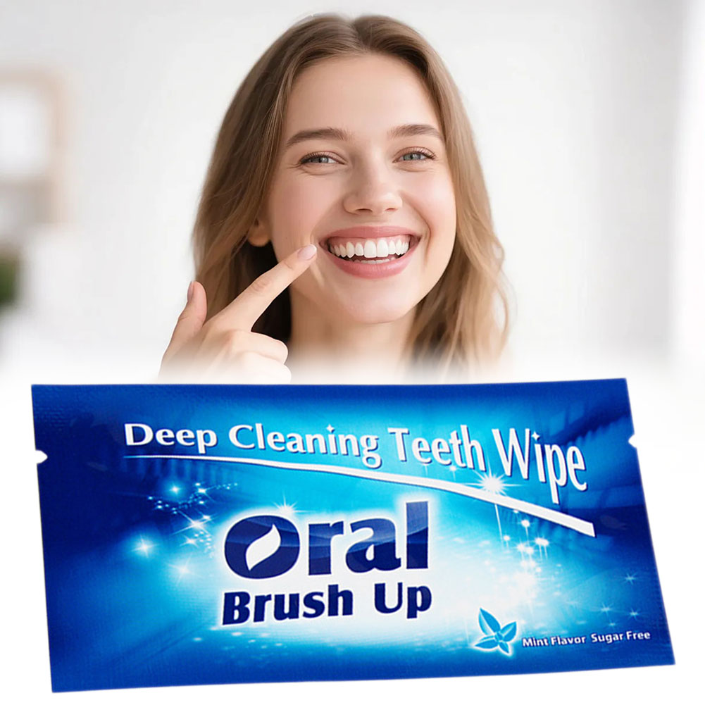แผ่นเช็ดฟันแบบใช้แล้วทิ้ง สำหร - Teeth Whitening Quick บทวิจารณ์และราคา