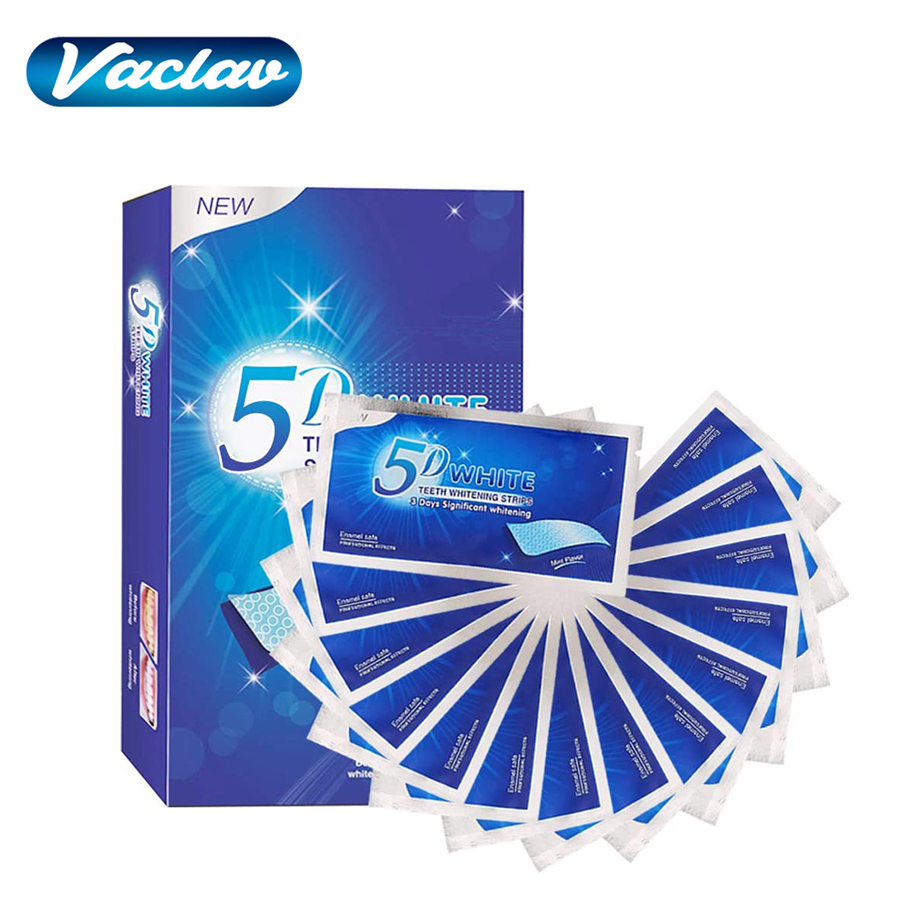 แผ่นฟอกสีฟันขาว 5D ไวท์เทนนิ่ง - Teeth Whitening Home Kit บทวิจารณ์และราคา